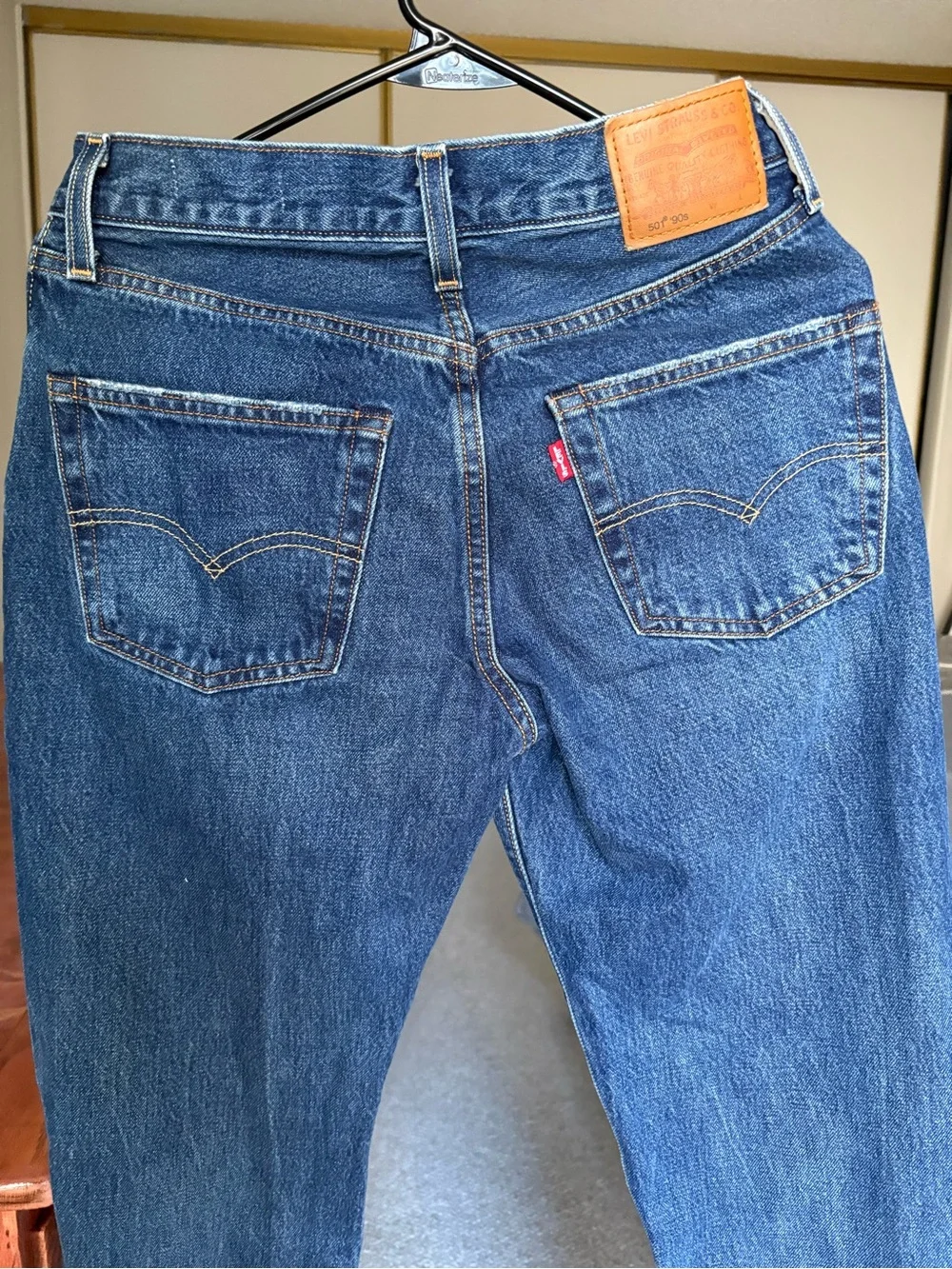 Levi's Premium 501 '90s Straight Leg Selvedge Denim Jeans W25 L30 XS